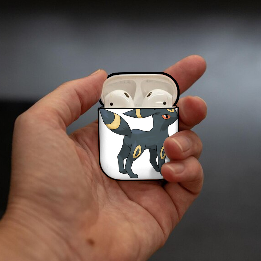 ポケットモンスター Pokémon AirPods 第2世代保護ケース ハードシェル ブラック 耐衝撃・防指紋・カラビナ付き