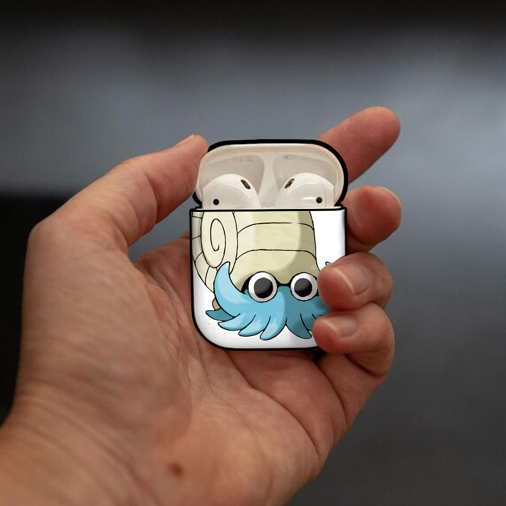 ポケットモンスター Pokémon AirPods 第2世代保護ケース ハードシェル ブラック 耐衝撃・防指紋・カラビナ付き