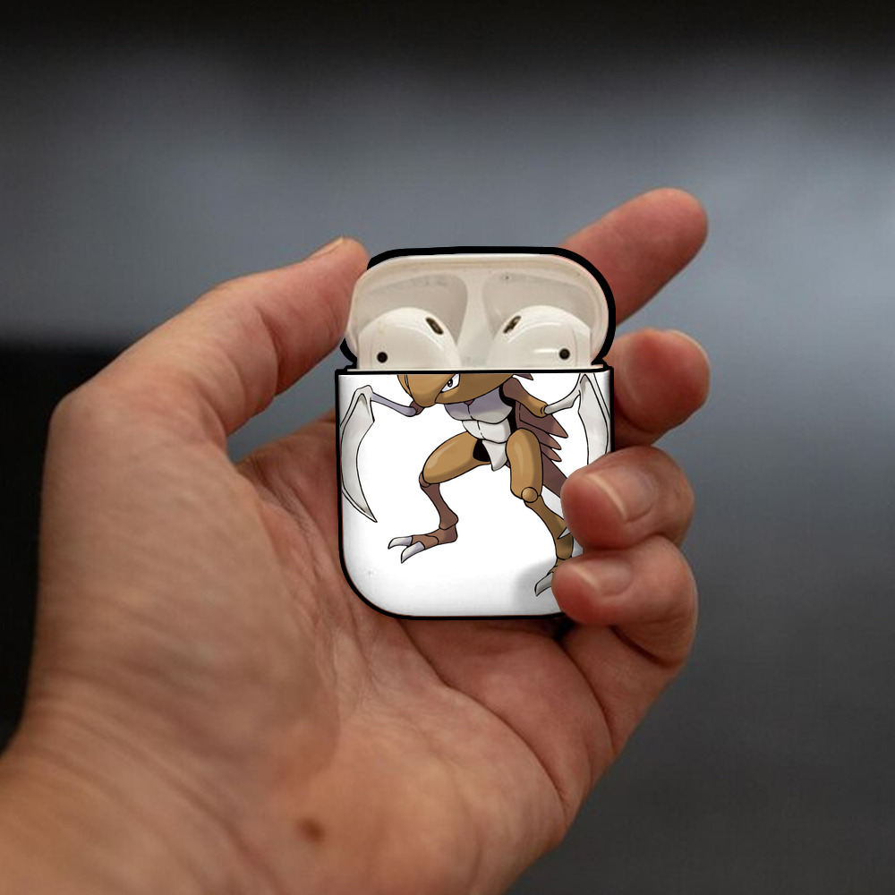 ポケットモンスター Pokémon AirPods 第2世代保護ケース ハードシェル ブラック 耐衝撃・防指紋・カラビナ付き