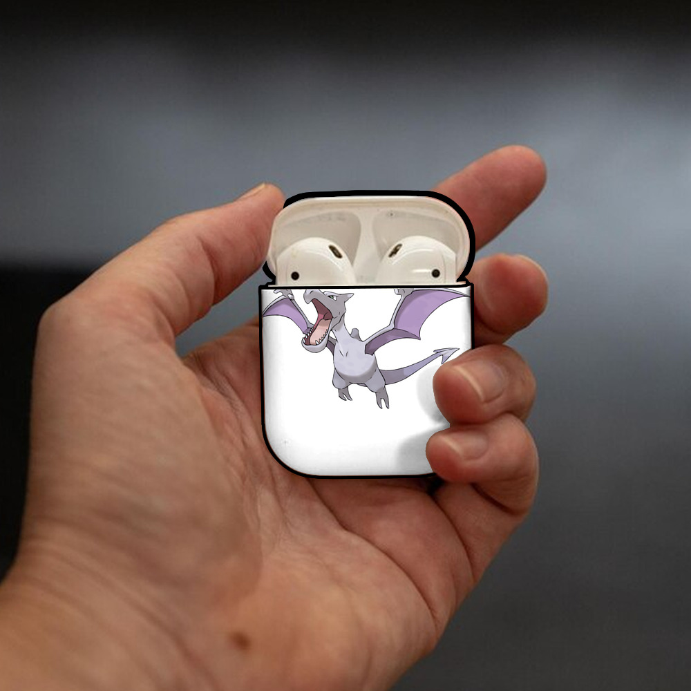 ポケットモンスター Pokémon AirPods 第2世代保護ケース ハードシェル ブラック 耐衝撃・防指紋・カラビナ付き