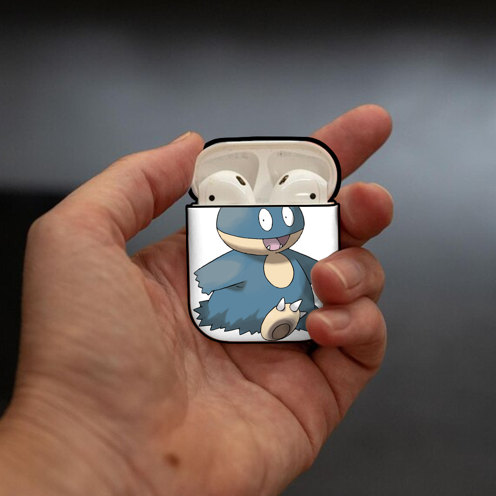 ポケットモンスター Pokémon AirPods 第2世代保護ケース ハードシェル ブラック 耐衝撃・防指紋・カラビナ付き