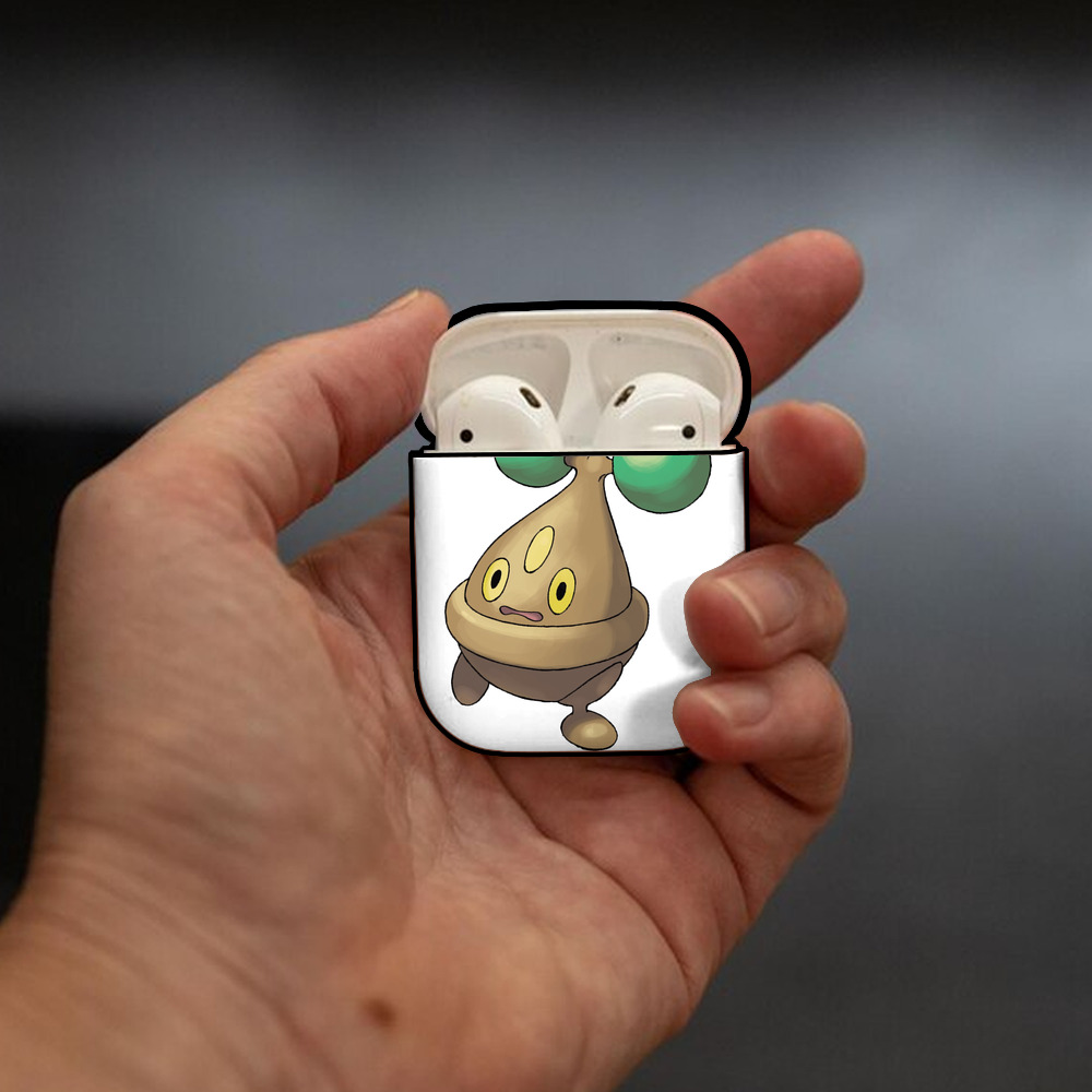 ポケットモンスター Pokémon AirPods 第2世代保護ケース ハードシェル ブラック 耐衝撃・防指紋・カラビナ付き