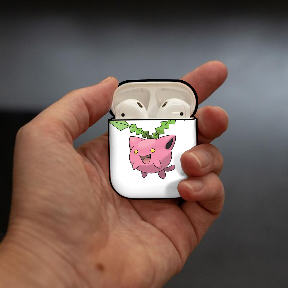 ポケットモンスター Pokémon AirPods 第2世代保護ケース ハードシェル ブラック 耐衝撃・防指紋・カラビナ付き