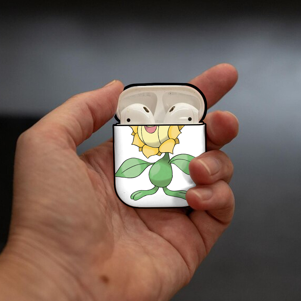 ポケットモンスター Pokémon AirPods 第2世代保護ケース ハードシェル ブラック 耐衝撃・防指紋・カラビナ付き