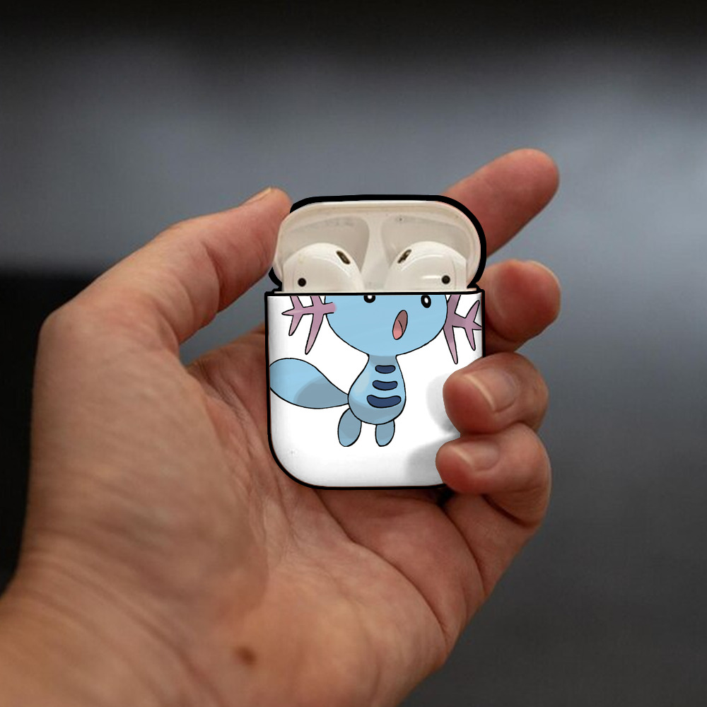 ポケットモンスター Pokémon AirPods 第2世代保護ケース ハードシェル ブラック 耐衝撃・防指紋・カラビナ付き
