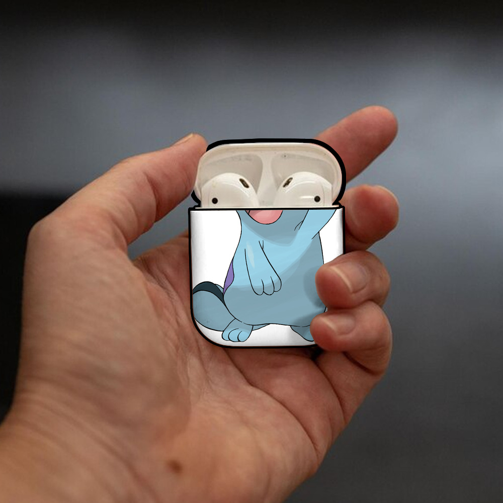 ポケットモンスター Pokémon AirPods 第2世代保護ケース ハードシェル ブラック 耐衝撃・防指紋・カラビナ付き