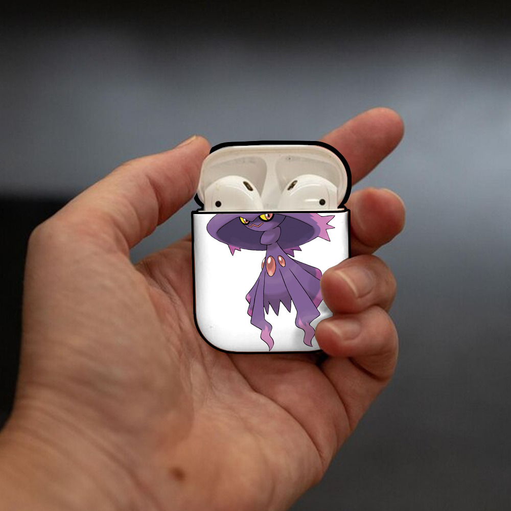 ポケットモンスター Pokémon AirPods 第2世代保護ケース ハードシェル ブラック 耐衝撃・防指紋・カラビナ付き
