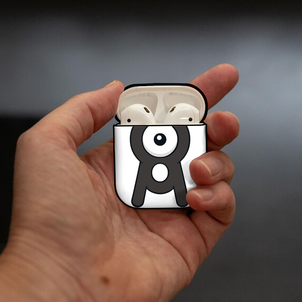 ポケットモンスター Pokémon AirPods 第2世代保護ケース ハードシェル ブラック 耐衝撃・防指紋・カラビナ付き