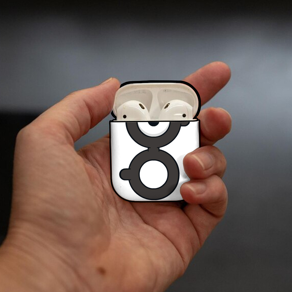 ポケットモンスター Pokémon AirPods 第2世代保護ケース ハードシェル ブラック 耐衝撃・防指紋・カラビナ付き