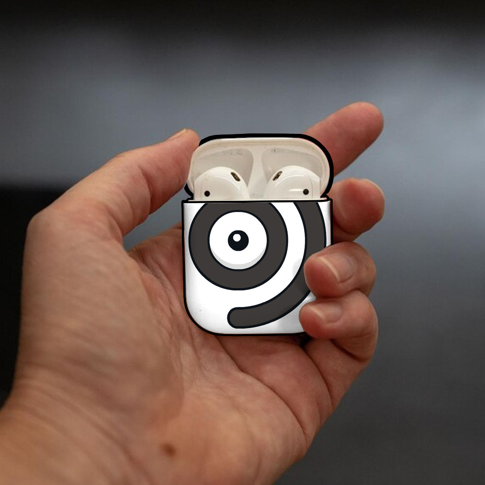 ポケットモンスター Pokémon AirPods 第2世代保護ケース ハードシェル ブラック 耐衝撃・防指紋・カラビナ付き