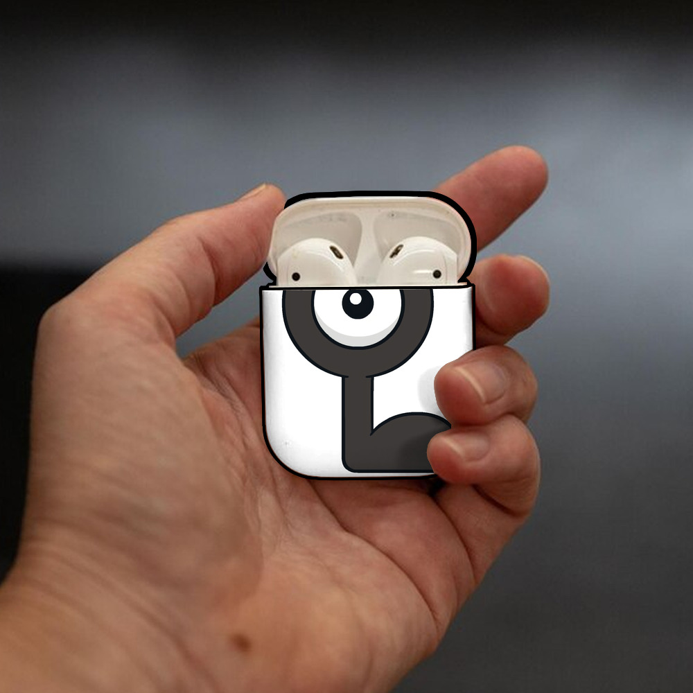 ポケットモンスター Pokémon AirPods 第2世代保護ケース ハードシェル ブラック 耐衝撃・防指紋・カラビナ付き