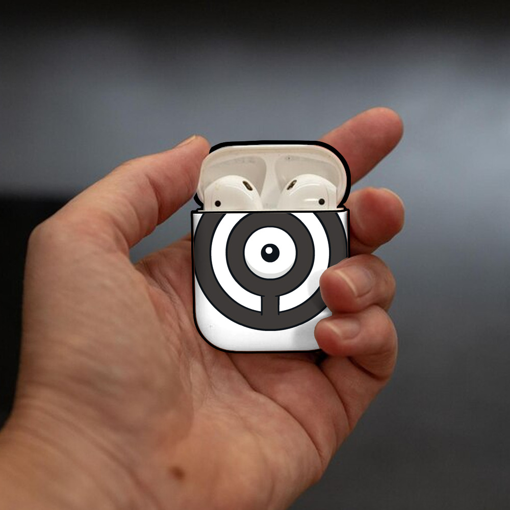 ポケットモンスター Pokémon AirPods 第2世代保護ケース ハードシェル ブラック 耐衝撃・防指紋・カラビナ付き