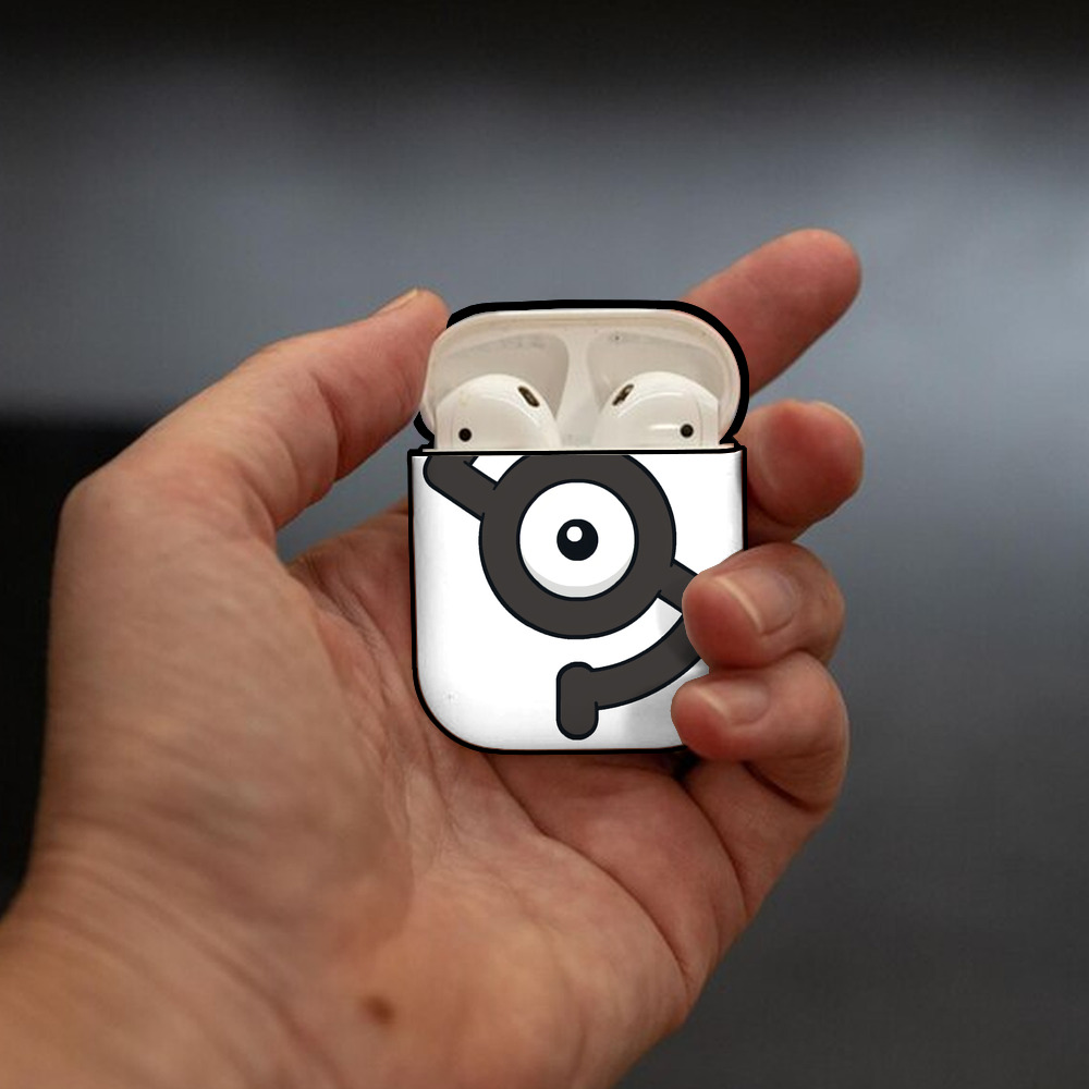 ポケットモンスター Pokémon AirPods 第2世代保護ケース ハードシェル ブラック 耐衝撃・防指紋・カラビナ付き