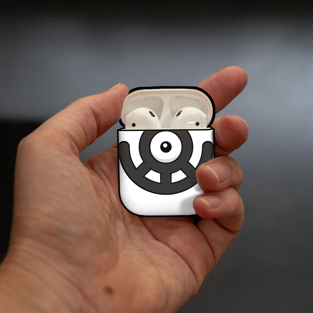 ポケットモンスター Pokémon AirPods 第2世代保護ケース ハードシェル ブラック 耐衝撃・防指紋・カラビナ付き