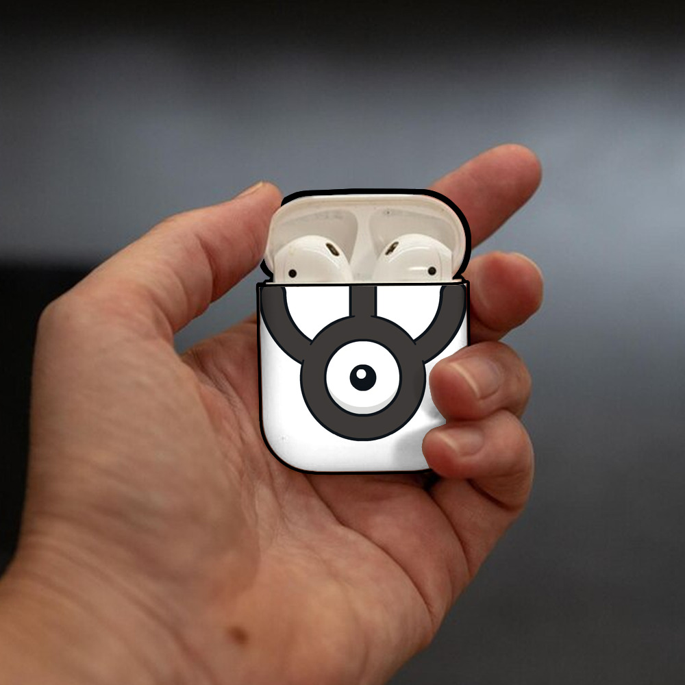 ポケットモンスター Pokémon AirPods 第2世代保護ケース ハードシェル ブラック 耐衝撃・防指紋・カラビナ付き