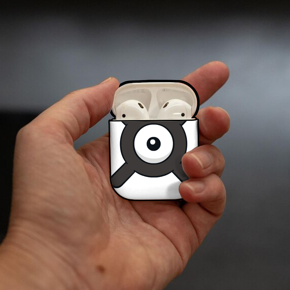 ポケットモンスター Pokémon AirPods 第2世代保護ケース ハードシェル ブラック 耐衝撃・防指紋・カラビナ付き
