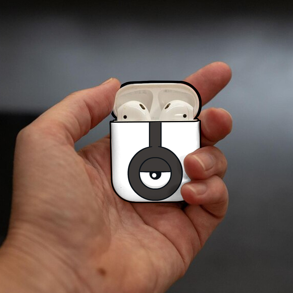 ポケットモンスター Pokémon AirPods 第2世代保護ケース ハードシェル ブラック 耐衝撃・防指紋・カラビナ付き