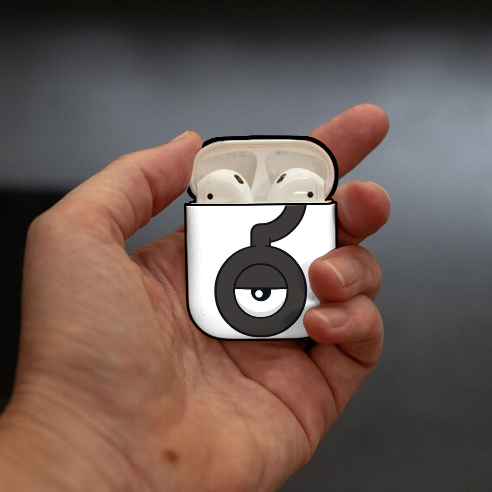 ポケットモンスター Pokémon AirPods 第2世代保護ケース ハードシェル ブラック 耐衝撃・防指紋・カラビナ付き