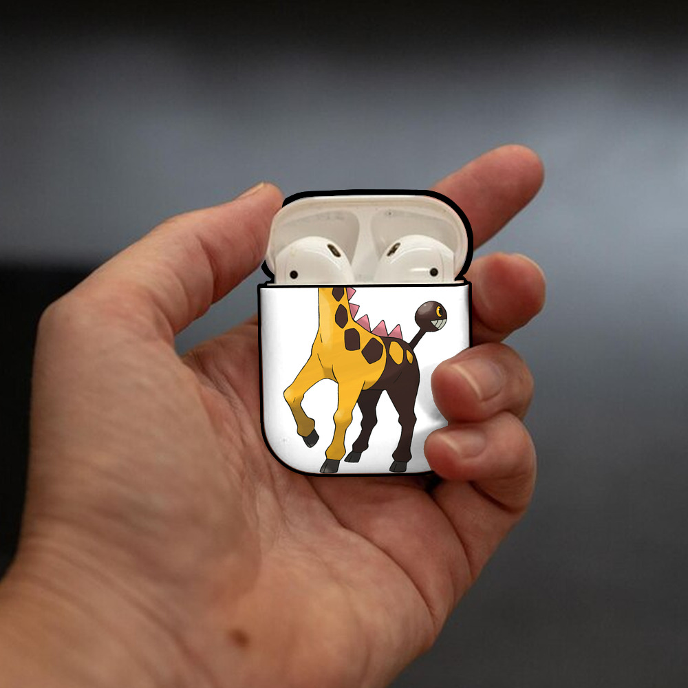 ポケットモンスター Pokémon AirPods 第2世代保護ケース ハードシェル ブラック 耐衝撃・防指紋・カラビナ付き