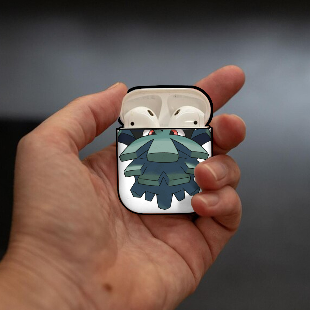 ポケットモンスター Pokémon AirPods 第2世代保護ケース ハードシェル ブラック 耐衝撃・防指紋・カラビナ付き