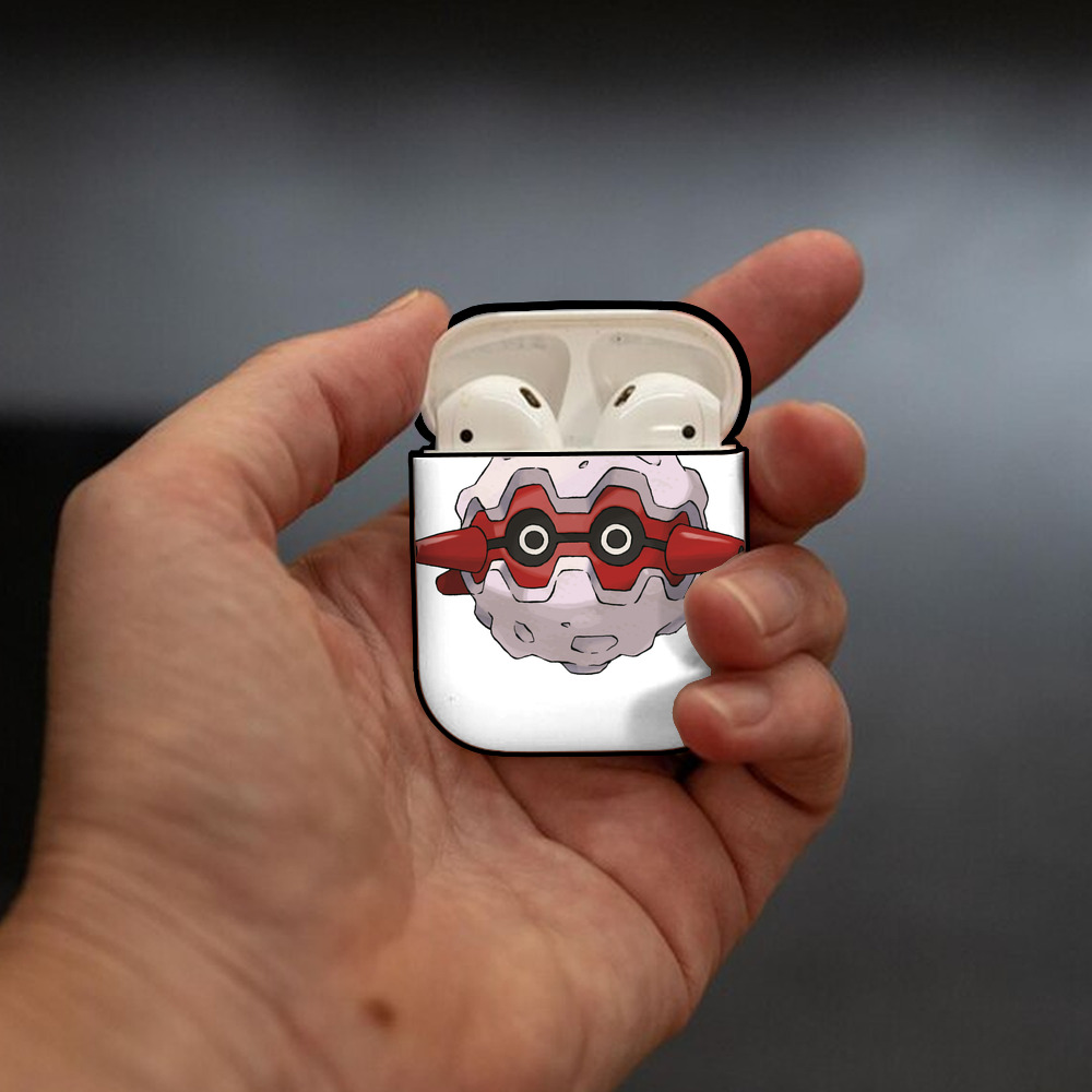 ポケットモンスター Pokémon AirPods 第2世代保護ケース ハードシェル ブラック 耐衝撃・防指紋・カラビナ付き