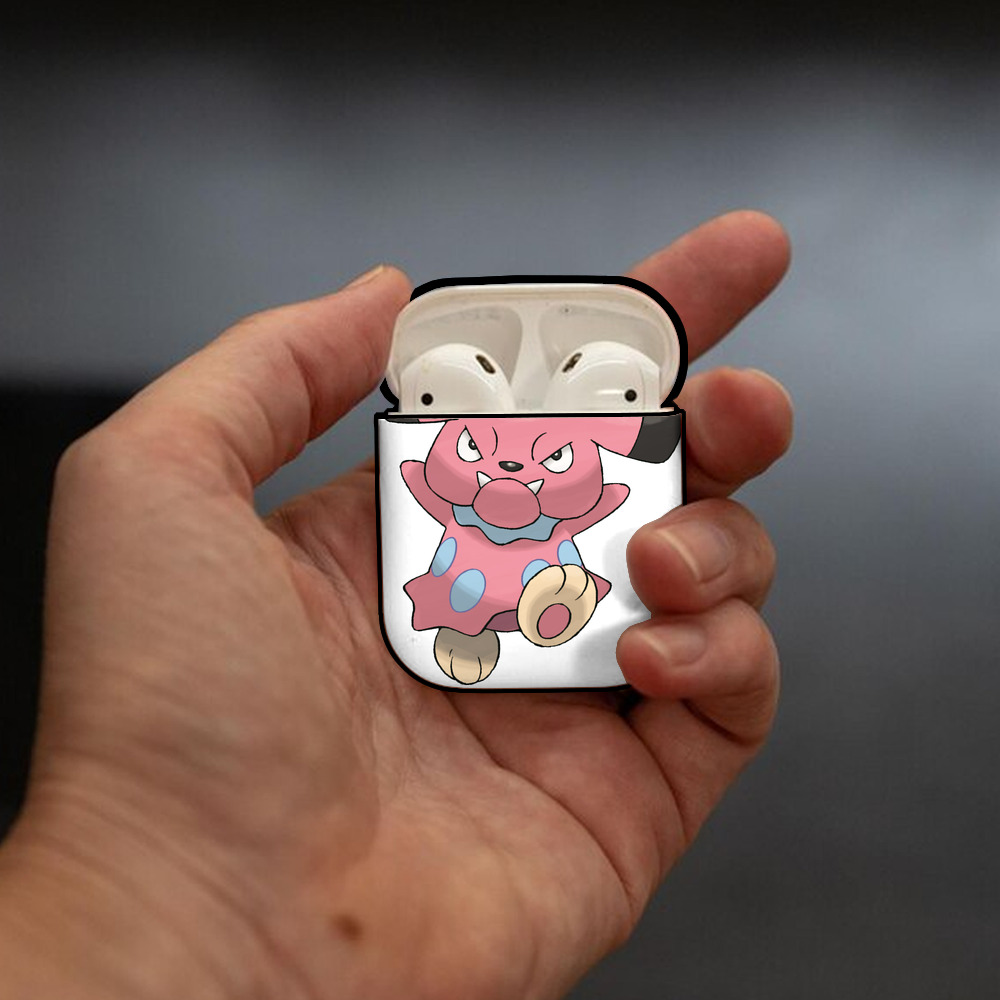 ポケットモンスター Pokémon AirPods 第2世代保護ケース ハードシェル ブラック 耐衝撃・防指紋・カラビナ付き