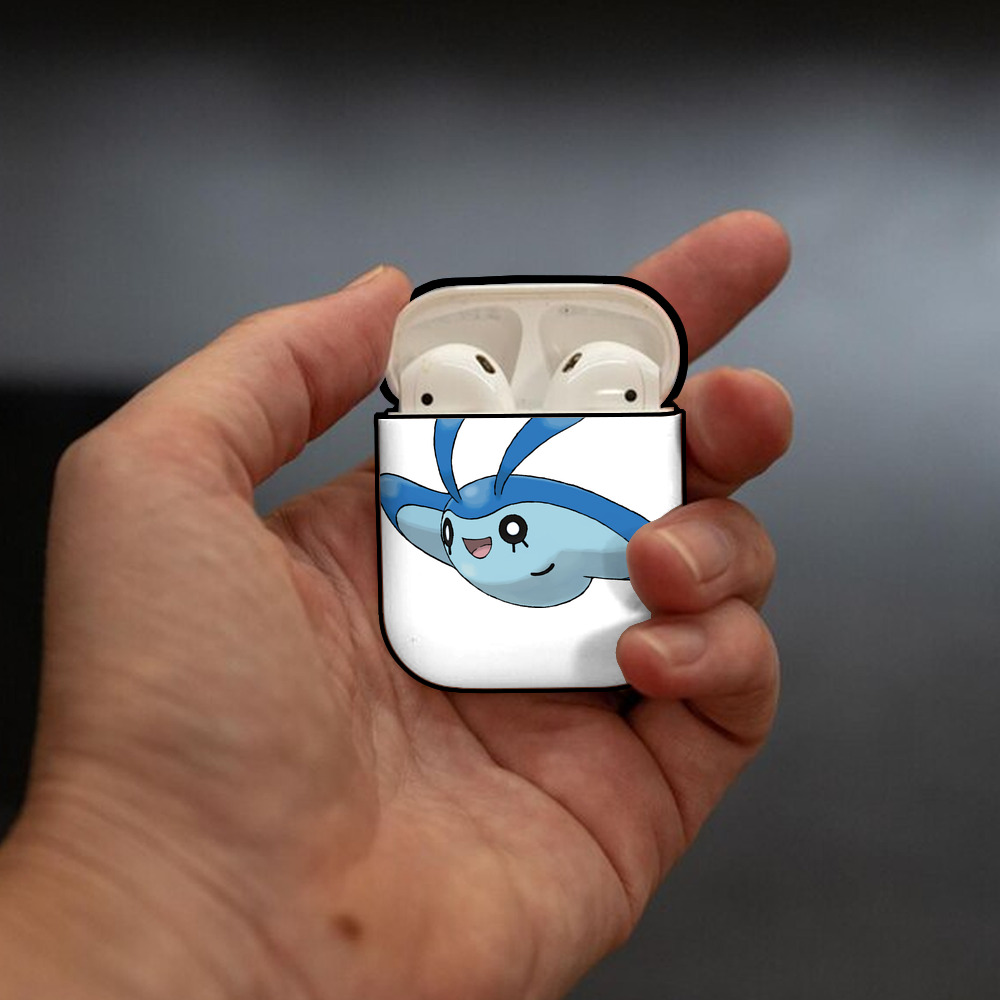 ポケットモンスター Pokémon AirPods 第2世代保護ケース ハードシェル ブラック 耐衝撃・防指紋・カラビナ付き