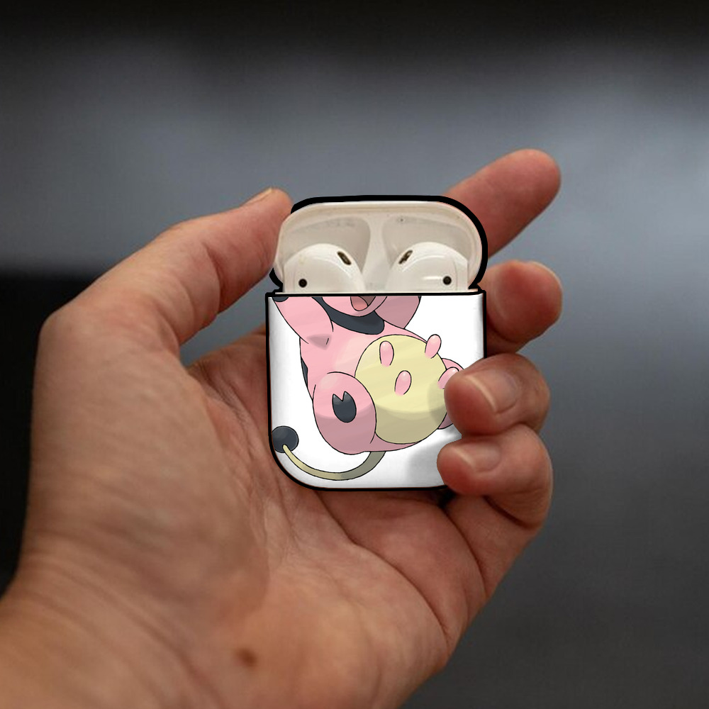 ポケットモンスター Pokémon AirPods 第2世代保護ケース ハードシェル ブラック 耐衝撃・防指紋・カラビナ付き