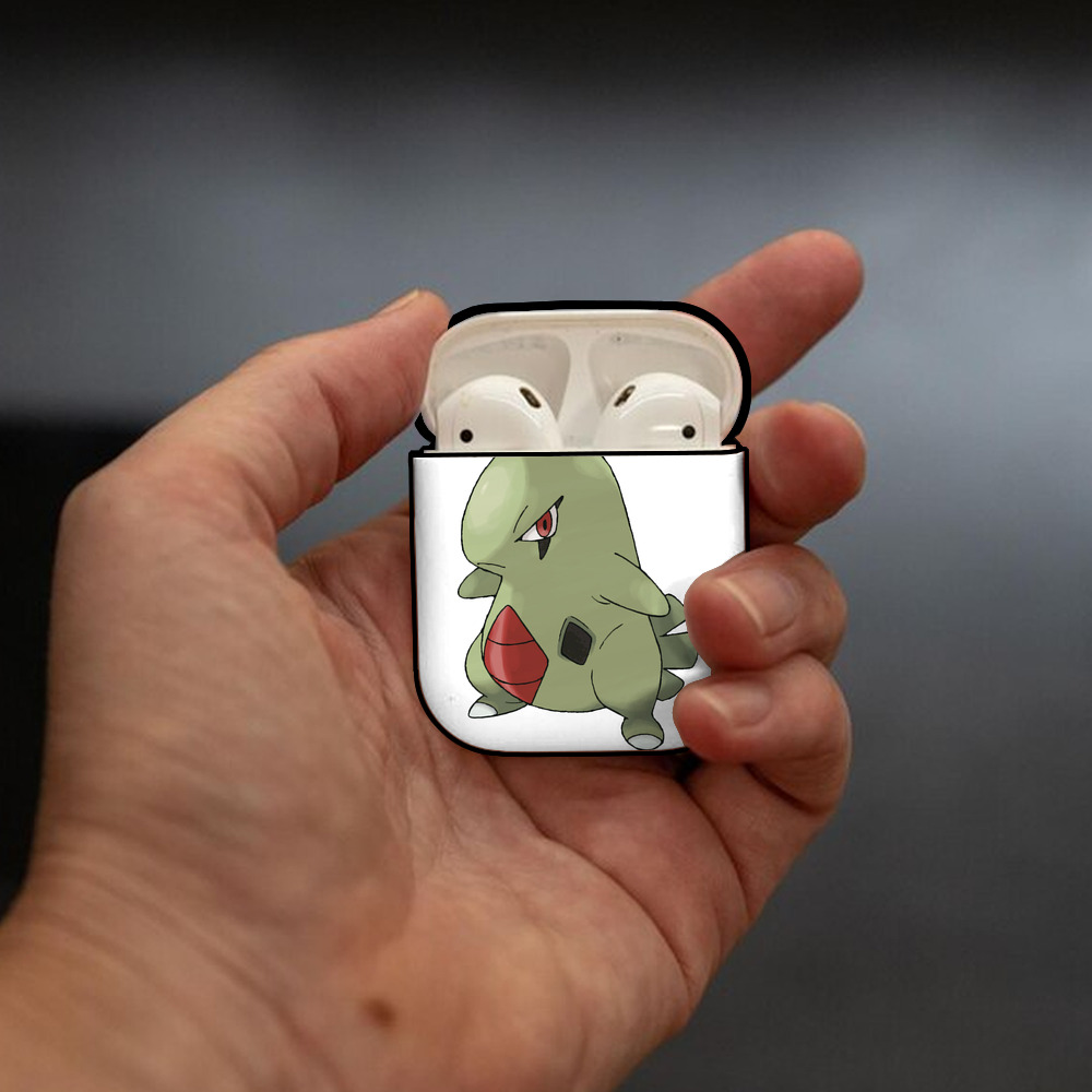 ポケットモンスター Pokémon AirPods 第2世代保護ケース ハードシェル ブラック 耐衝撃・防指紋・カラビナ付き