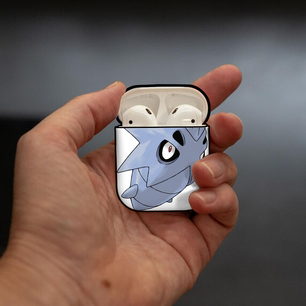 ポケットモンスター Pokémon AirPods 第2世代保護ケース ハードシェル ブラック 耐衝撃・防指紋・カラビナ付き