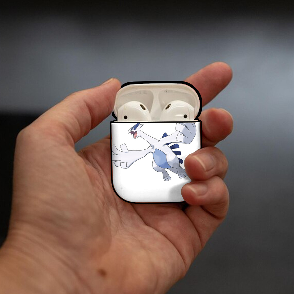ポケットモンスター Pokémon AirPods 第2世代保護ケース ハードシェル ブラック 耐衝撃・防指紋・カラビナ付き
