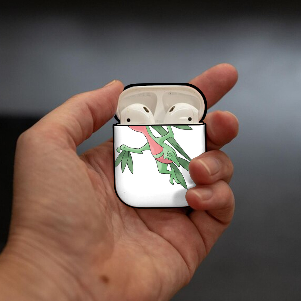 ポケットモンスター Pokémon AirPods 第2世代保護ケース ハードシェル ブラック 耐衝撃・防指紋・カラビナ付き