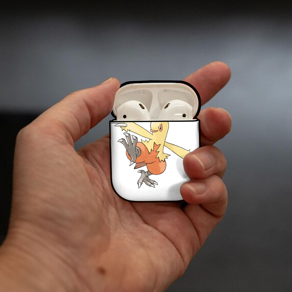 ポケットモンスター Pokémon AirPods 第2世代保護ケース ハードシェル ブラック 耐衝撃・防指紋・カラビナ付き