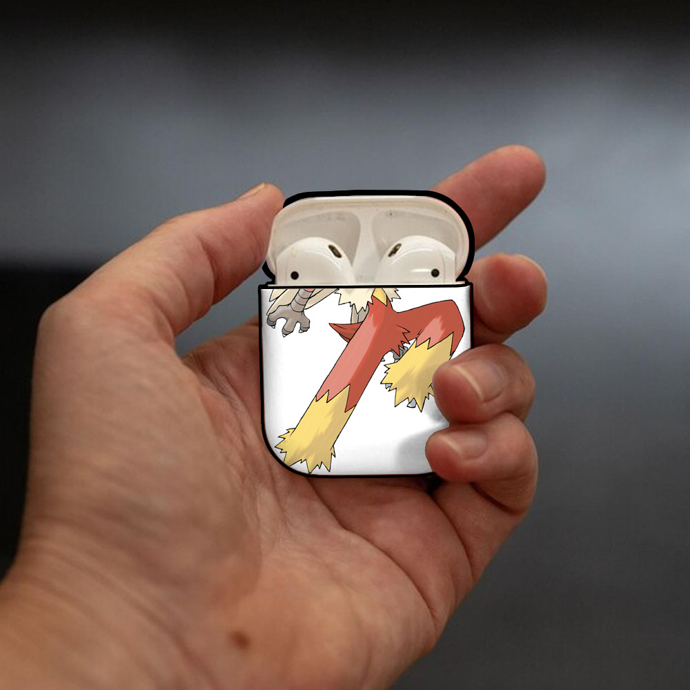 ポケットモンスター Pokémon AirPods 第2世代保護ケース ハードシェル ブラック 耐衝撃・防指紋・カラビナ付き