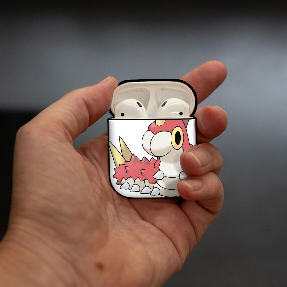 ポケットモンスター Pokémon AirPods 第2世代保護ケース ハードシェル ブラック 耐衝撃・防指紋・カラビナ付き