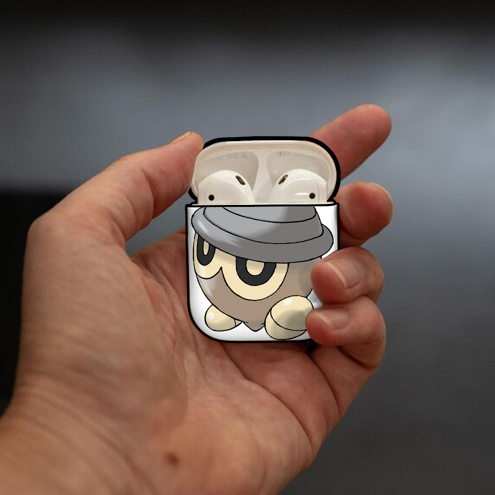 ポケットモンスター Pokémon AirPods 第2世代保護ケース ハードシェル ブラック 耐衝撃・防指紋・カラビナ付き