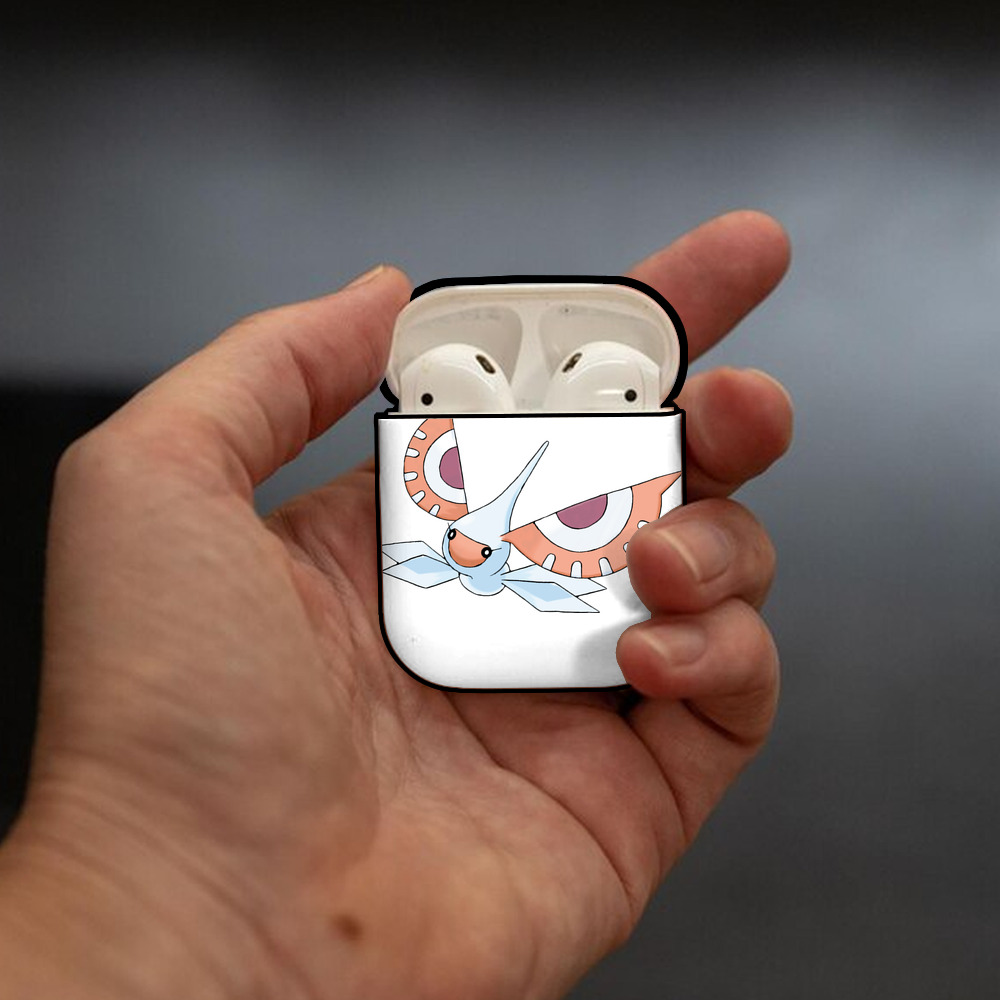 ポケットモンスター Pokémon AirPods 第2世代保護ケース ハードシェル ブラック 耐衝撃・防指紋・カラビナ付き