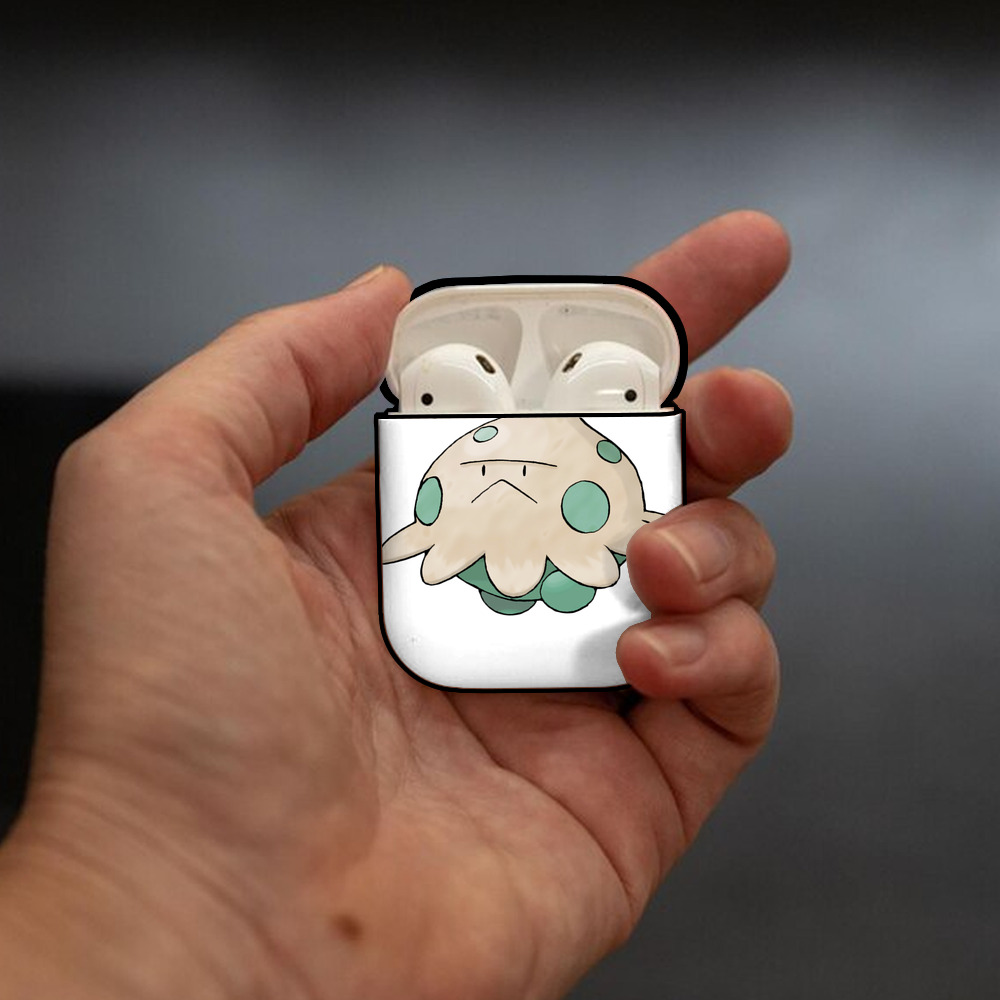 ポケットモンスター Pokémon AirPods 第2世代保護ケース ハードシェル ブラック 耐衝撃・防指紋・カラビナ付き
