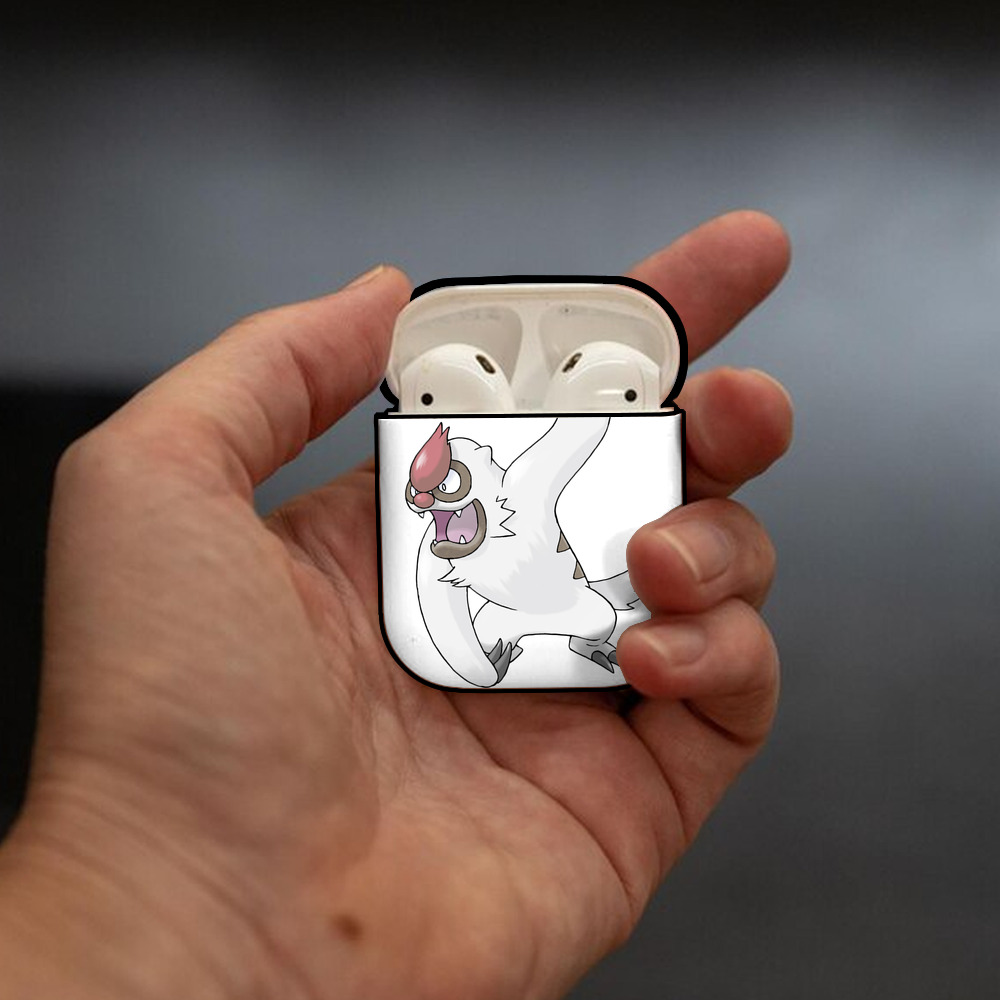 ポケットモンスター Pokémon AirPods 第2世代保護ケース ハードシェル ブラック 耐衝撃・防指紋・カラビナ付き
