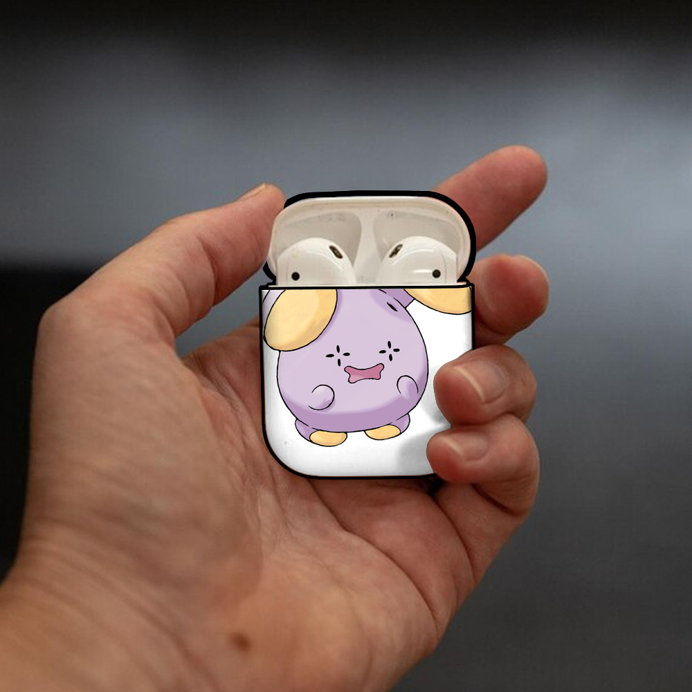 ポケットモンスター Pokémon AirPods 第2世代保護ケース ハードシェル ブラック 耐衝撃・防指紋・カラビナ付き