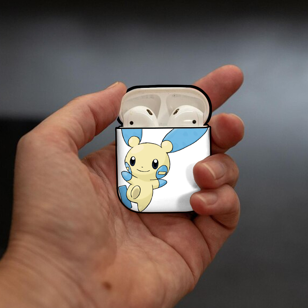 ポケットモンスター Pokémon AirPods 第2世代保護ケース ハードシェル ブラック 耐衝撃・防指紋・カラビナ付き