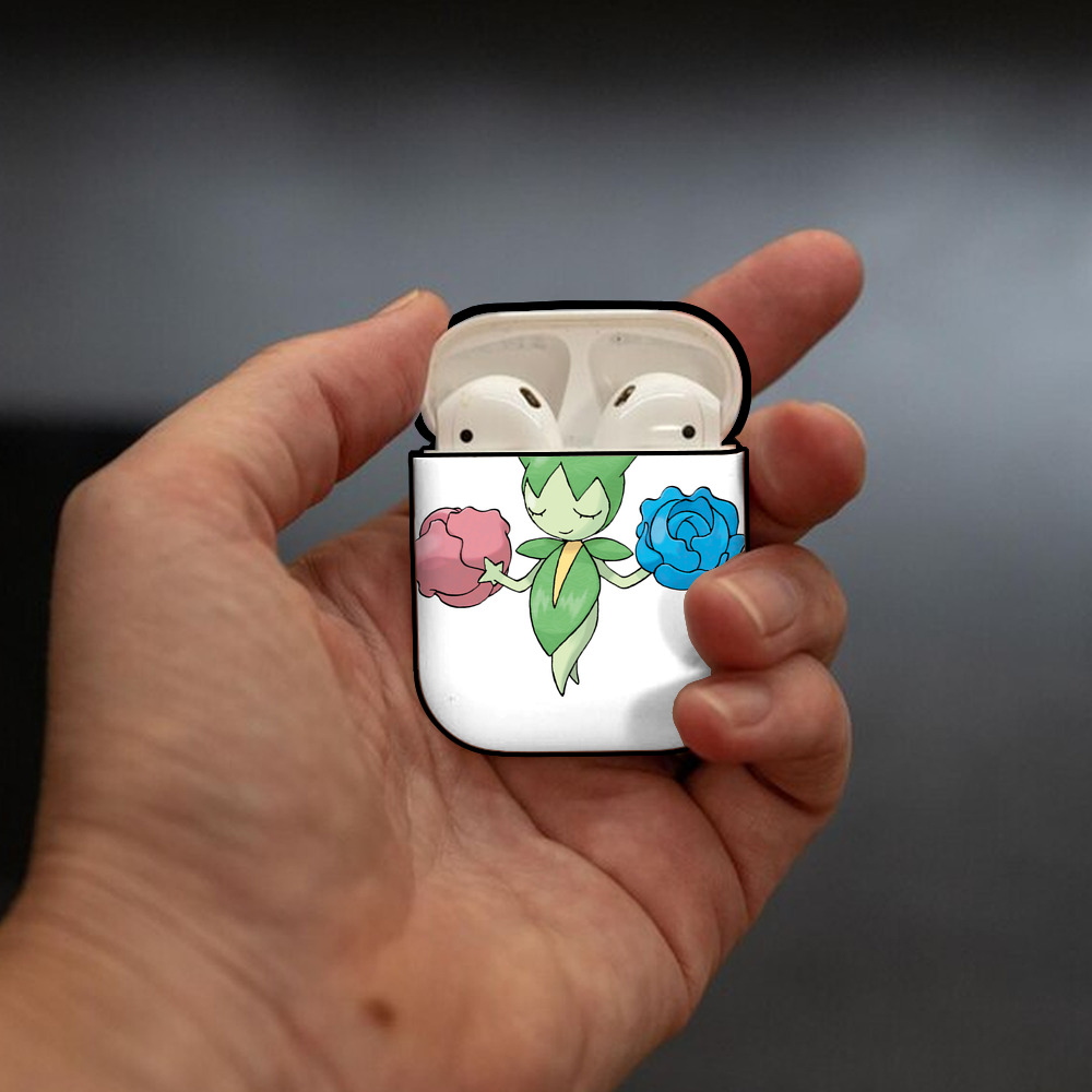 ポケットモンスター Pokémon AirPods 第2世代保護ケース ハードシェル ブラック 耐衝撃・防指紋・カラビナ付き