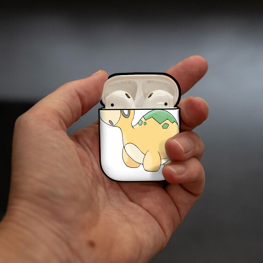 ポケットモンスター Pokémon AirPods 第2世代保護ケース ハードシェル ブラック 耐衝撃・防指紋・カラビナ付き