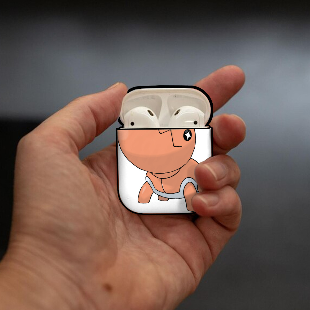 ポケットモンスター Pokémon AirPods 第2世代保護ケース ハードシェル ブラック 耐衝撃・防指紋・カラビナ付き