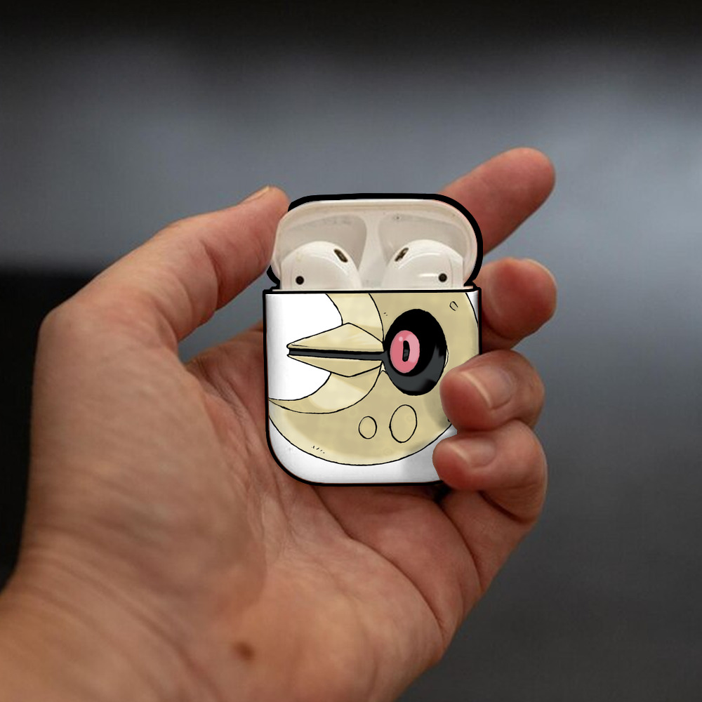 ポケットモンスター Pokémon AirPods 第2世代保護ケース ハードシェル ブラック 耐衝撃・防指紋・カラビナ付き