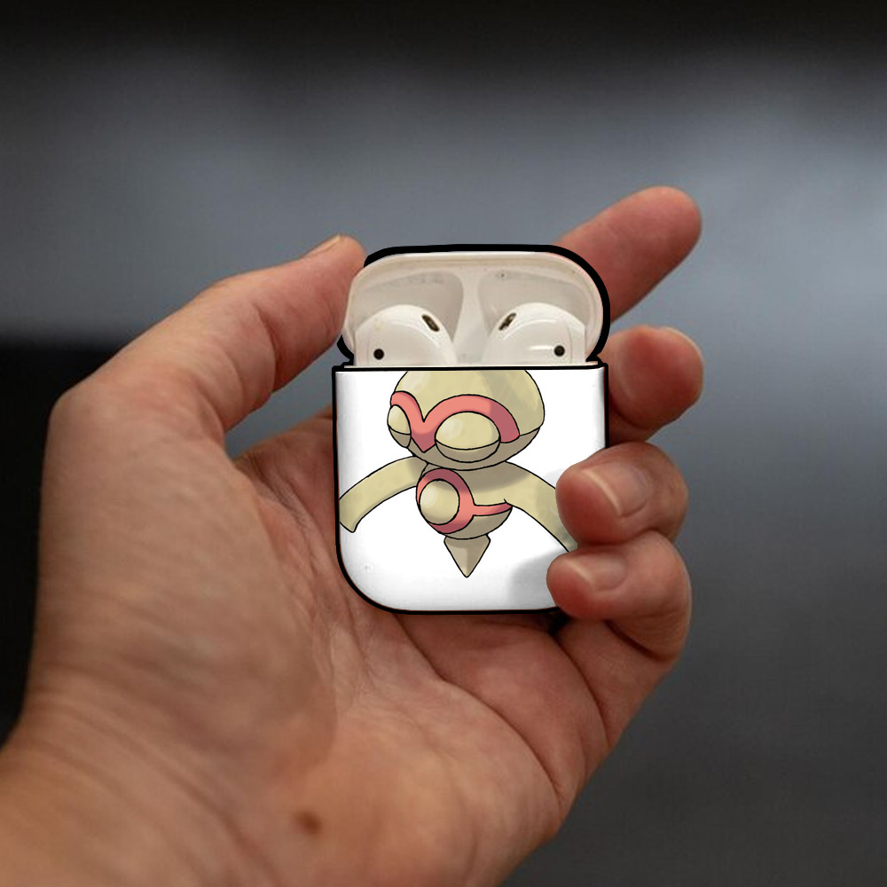 ポケットモンスター Pokémon AirPods 第2世代保護ケース ハードシェル ブラック 耐衝撃・防指紋・カラビナ付き