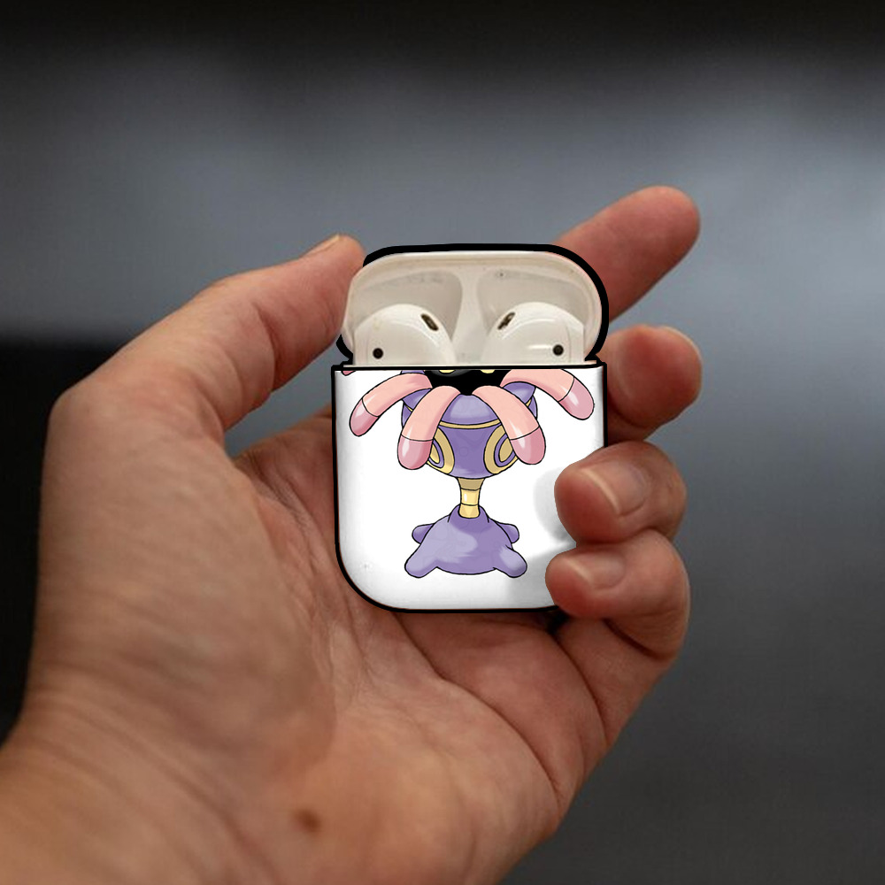 ポケットモンスター Pokémon AirPods 第2世代保護ケース ハードシェル ブラック 耐衝撃・防指紋・カラビナ付き