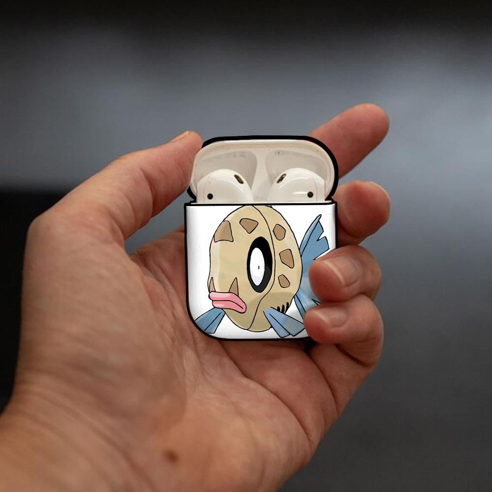 ポケットモンスター Pokémon AirPods 第2世代保護ケース ハードシェル ブラック 耐衝撃・防指紋・カラビナ付き