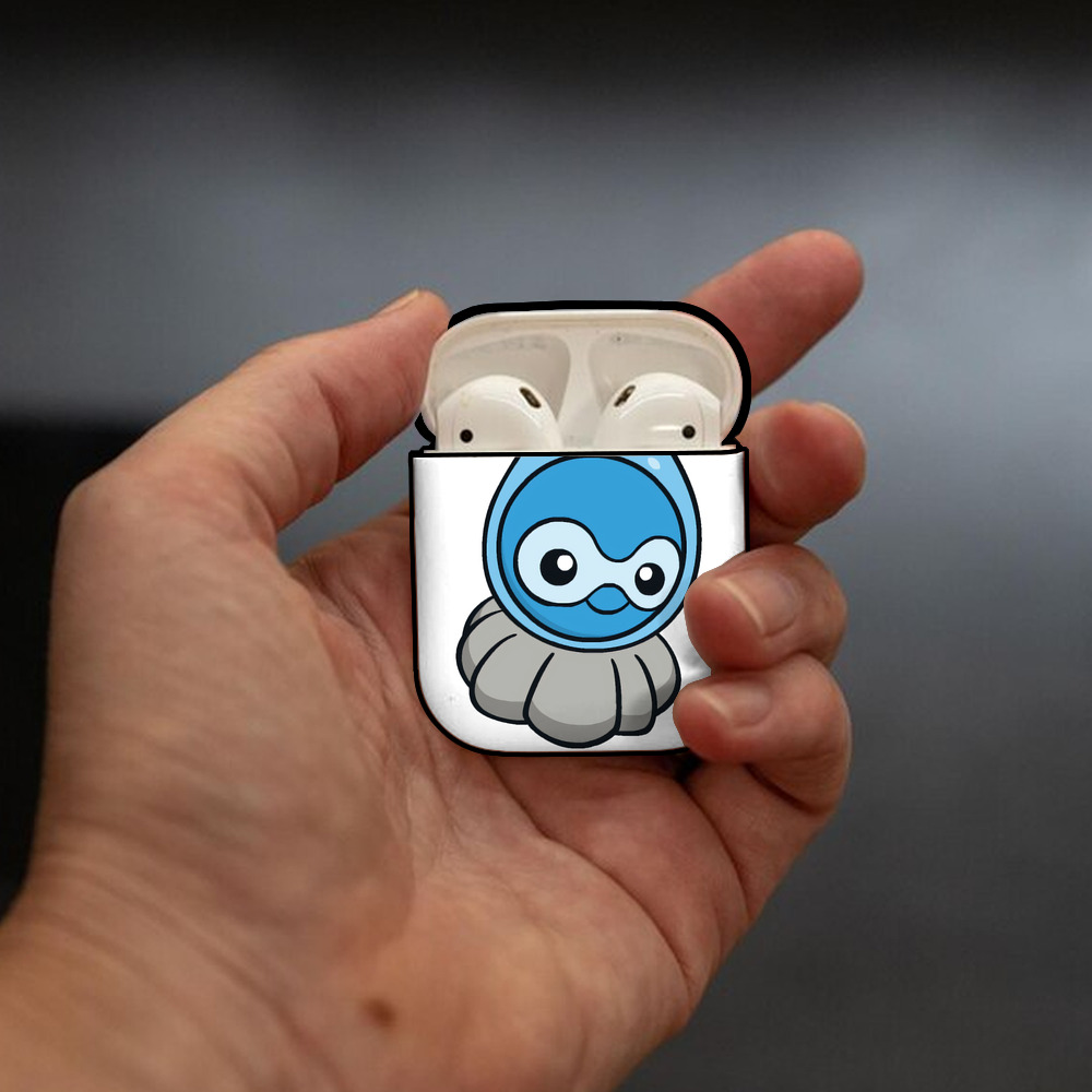 ポケットモンスター Pokémon AirPods 第2世代保護ケース ハードシェル ブラック 耐衝撃・防指紋・カラビナ付き