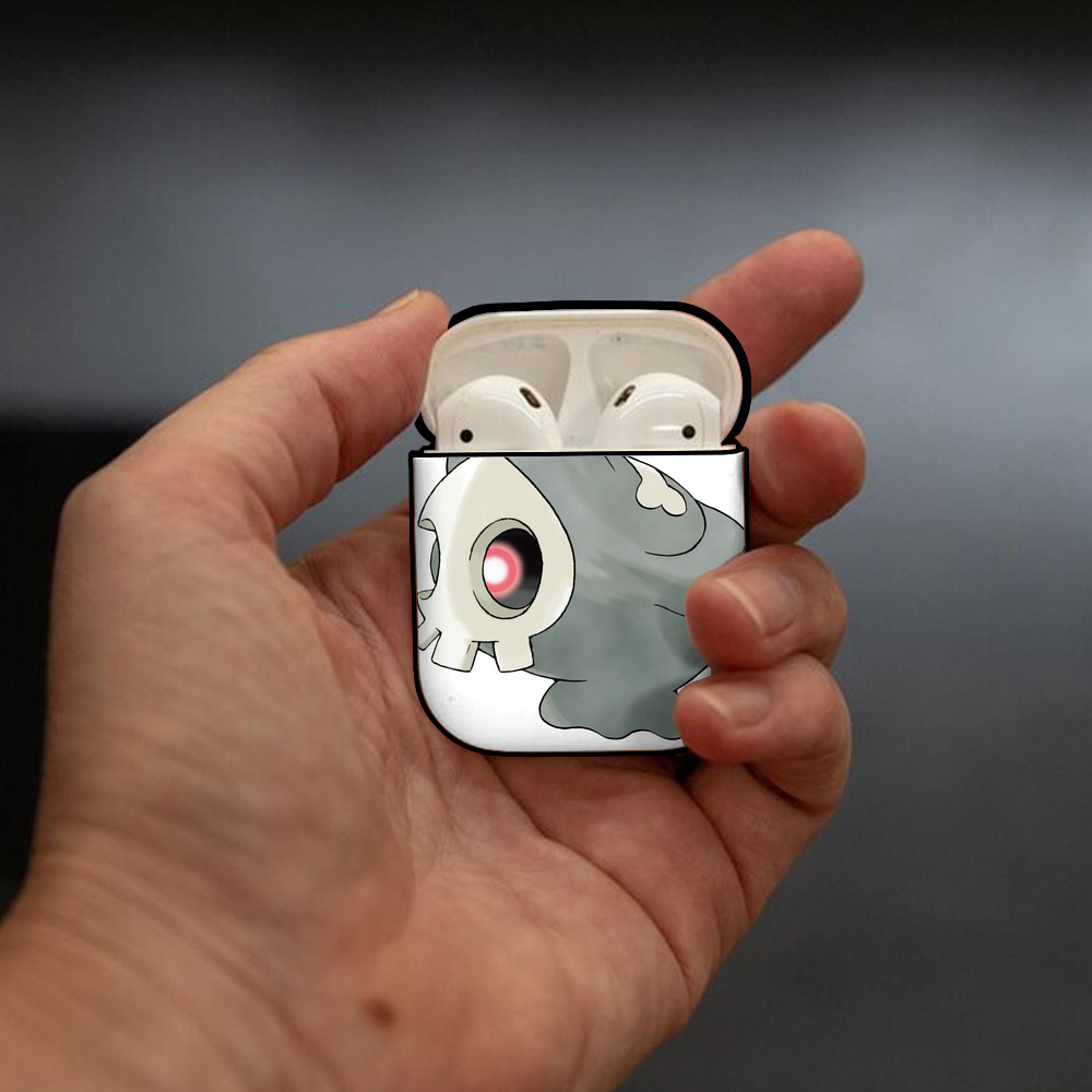 ポケットモンスター Pokémon AirPods 第2世代保護ケース ハードシェル ブラック 耐衝撃・防指紋・カラビナ付き